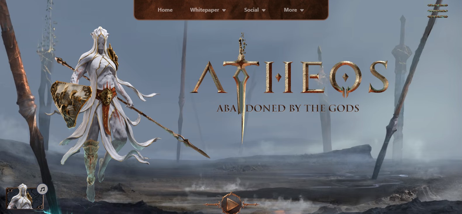 AtheosGame website preview image